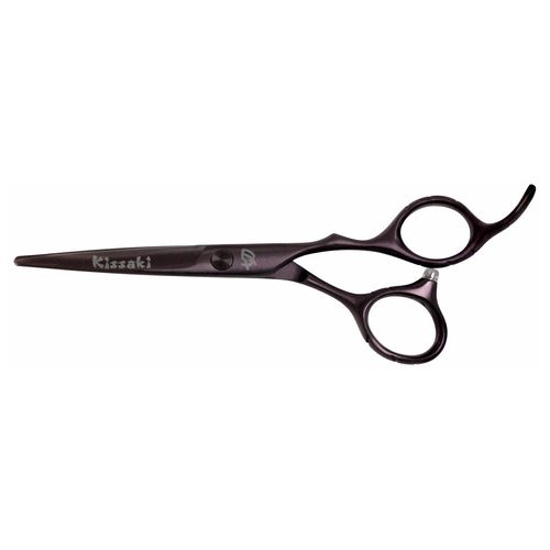 Kissaki Hair Scissors 5.5 inches Futasuji Black Cherry Satin Finished Hair Cutting Shears Hairdressing Scissors