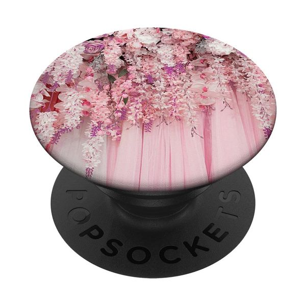 PopSocket Pink Floral PopGrip for Women - Standard PopSocket