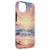 Sunrise Beach Waves With Soft Golden Light Case for iPhone 14 Plus