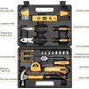 DEKOPRO 65 Pieces Tool Set General Household Hand Tool Kit with Storage Case ...