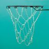 Sure Shot Chain Basketball Net-White, Silver, One size