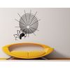 Spider Web Wall Vinyl Decal Cobweb Sticker Scary Home Decor (15spw)