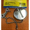 DECK FILL REPLACEMENT CAP PLUS KEY AND CHAIN 32551 STAINLESS SEACHOICE