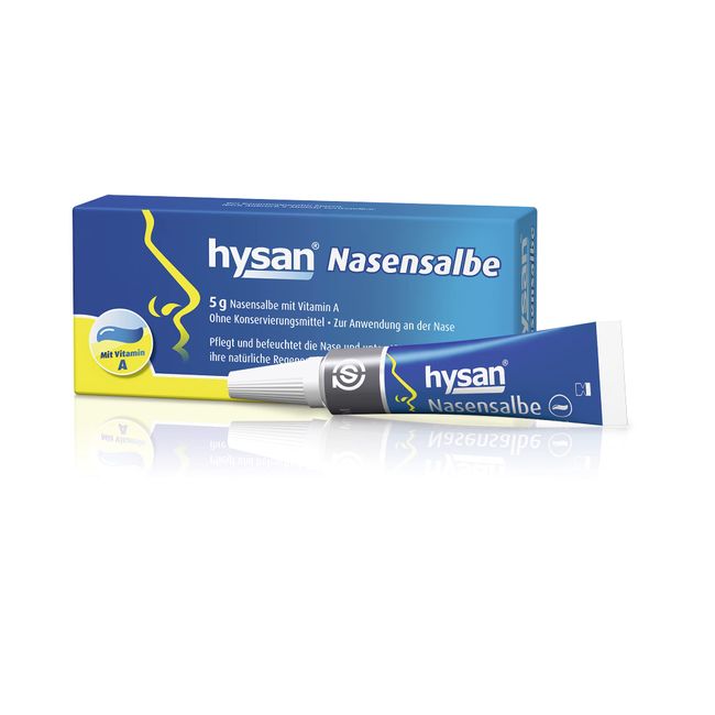 Hysan Nasensalbe - pflegende Nasensalbe mit Vitamin A, 5 g