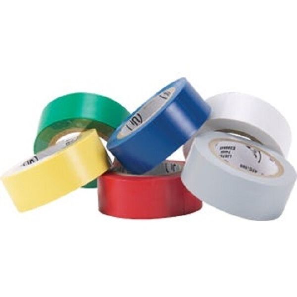 (10-6pk)-Do it General Purpose 3/4 In. x 20 Ft. Assorted Color Electrical Tape