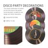 Ciieeo 12pcs Vinyl Record Decoration Mini Mural Pvc