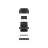 Delock Cable Gland PG13.5 for Round Cable with Three Cable Inlets Black