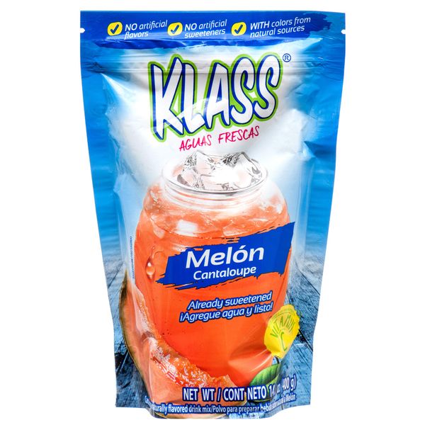 Klass Listo Melon Blended Mexican Drink Mix (2 x 14.1 oz. Packets)