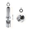 sourcing map 3/8" Drive Universal Joint Socket 9mm CR-V Metric 6-Point Rotation Swivel Flex Socket