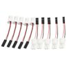 uxcell T10 Light Adapter Light Socket Cable Cord Internal Dome 168 194 W5W 10pcs