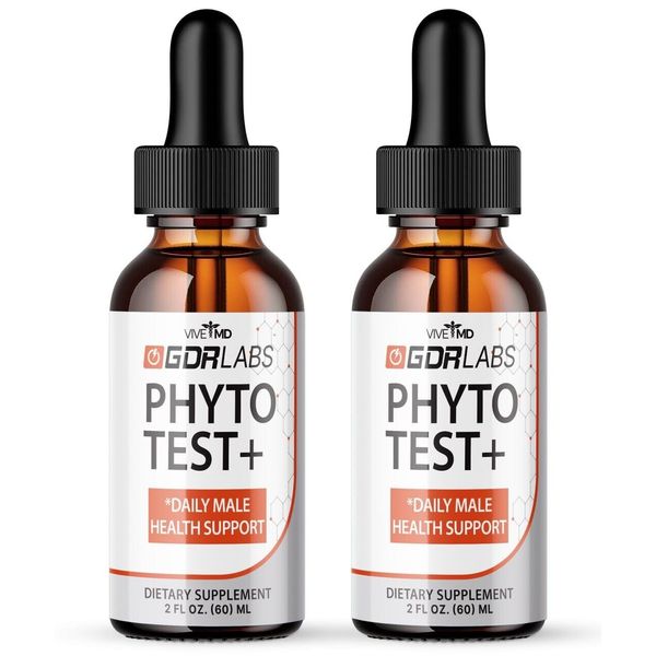 Phyto Test Dietary Supplement for Daily Male Support - Official Formula (2 pack)