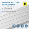 Elowoke 2 Pack 4825 HEPA Filter B Replacement Air Purifier Filter