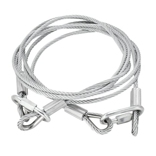Meckparts 125542 Cables Lift Cable Compatible with Gorilla Trailer gate Lift with EZ Spring Clips 2PCS