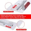 Goldblatt 2PC Notch Trowel Set 1/8"X1/8"Squar