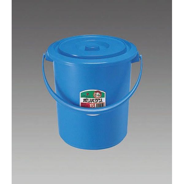 エスコ(ESCO) EA991PE-25 Poly Bucket with Lid, 4.9 gal (15.0 L)