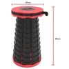 ProTools Garage Maintenance Chair Creeper Adjustable Height Compact Chair Black/Red