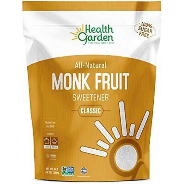 Monk Fruit Sweetener, Classic - Non GMO - Gluten Free - Sugar Substitute - Ko...