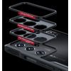 QUIETIP Case Compatible with Nubia Neo 2 5G with Screen Protector,Clear Hard PC Shockproof Protective Cover,Black