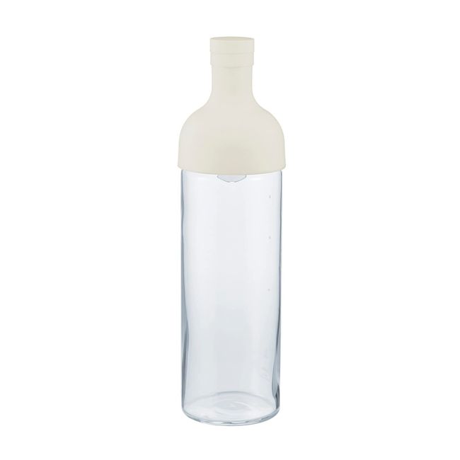 HARIO FIB-75-W Filter-In Bottle, Practical Capacity, 25.5 fl oz (750 ml), White, Made in Japan