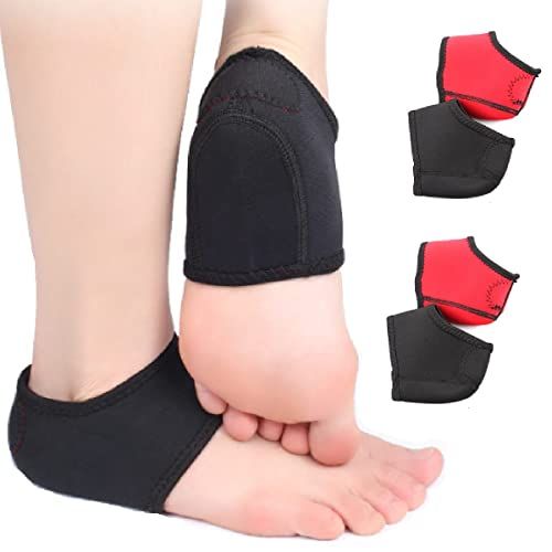 VERISSY Heel Supporter, 2 Sets, 4 Pieces, Heel Protection, Heel Guard, Heel Care, Shoe Blisters, Shock Absorption, Plantar Fasciitis, Heel Sprains, For Both Feet, Heels, Exercise, Sports, 2 Sets, 4 Pieces (M)
