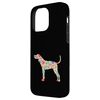 Treeing Walker Coonhound watercolor flowers design Case for iPhone 14 Pro Max