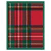 Caspari Plaid Bridge Tally Sheets, 36 Sheets Included
