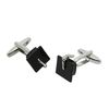 Graduation Cap Cufflinks, Presented in a Personalised Engraved Cufflink Box