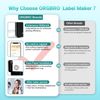 Mini Label Maker Machine with Tape Portable Bluetooth Mini Label Printer