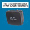 DICMIC Center Console Power Outlet Socket Plug Compatible with 2015-2016 Ford F-150 Replace# FL3Z-19N236-A