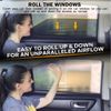 2x Car Window Sun Shade Auto Side Window Mesh Cover Truck Sun Visor UV Protector