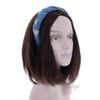 School and Everyday Wide Puffy Headband with Feathers-Chambray