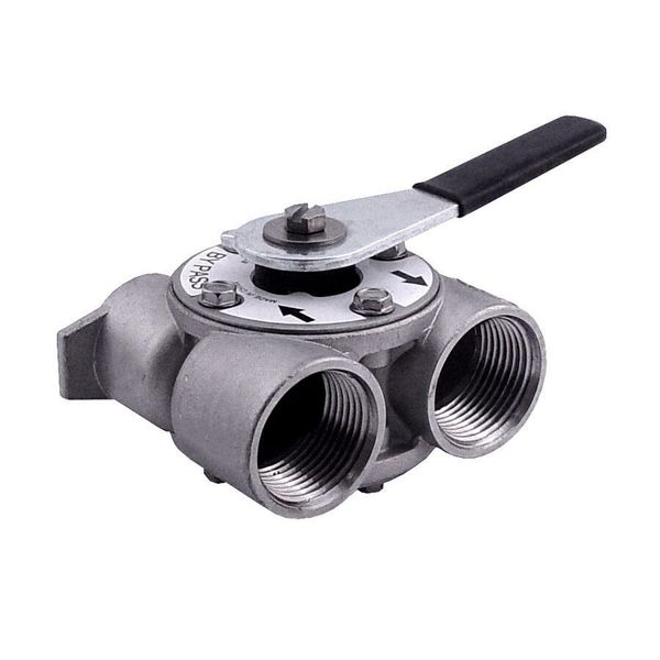 NEW Fleck 5600 Stainless Steel Bypass