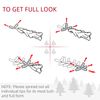 7.5' Prelit Christmas Tree  Artificial Xmas Tree Metal Stand Pink