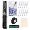 X4 Wireless Tattoo Pen Machine Gun Kit with Ballpoint Cartridges for Practice