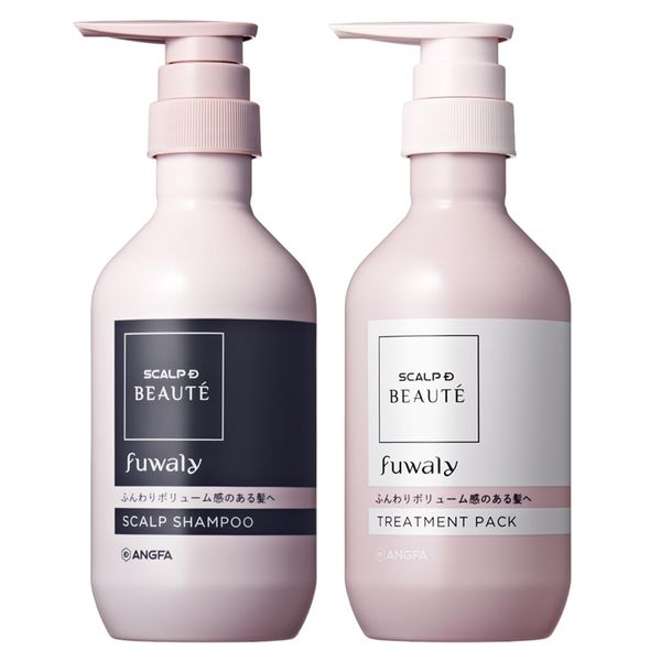 Scalp D Beaute Fuery Scalp Shampoo for Women & Treatment Pack, Hair Loss Shampoo, Ladies' Scalp Care, Scalp Cleansing, Hair Growth Shampoo, 11.8 fl oz (350 ml) Approx. 2 Months Supply