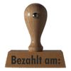 Lagerstempel BEZAHLT AM: vom Kaufhaus2010