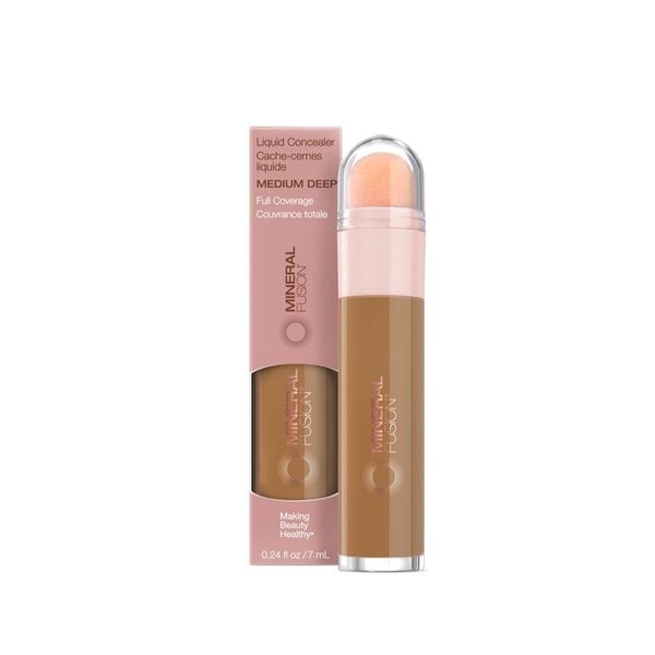 Mineral Fusion - Liquid Concealer Medium Deep, .24 fl oz.,