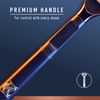 King C. Gillette Neck Razor, Handle plus 2 Blade Refills