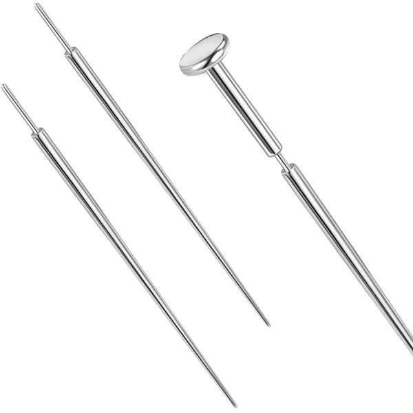 PunkTracker 14g/16g/18g/20g ASTM F136 Titanium Piercing Kit Taper Insertion Pin for Threadless Push In Tragus Helix Lip Nose Helix Piercing Jewelry Cartilage Earrings Labret Studs Nose Stud Stretcher