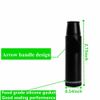 OMO Metal Ieak-proof Bottle (2nd Generation Upgrade Version) (Black）Portable Pepper Shaker (3 pack)