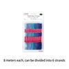 Embroidery Thread in 12pcs,Gradient Blue Polyester Threads,Cross Stitch Threads,Sewing Thread,Bracelet Thread for Sewing,Knotting and Crafting