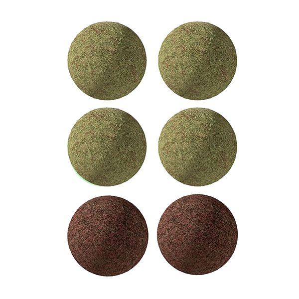 Petinstinct 4 Replaceable Catnip Balls and 2 Gall Fruit Balls