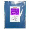 Square Paper Tablecovers Silver 90Cm For Themed Party Decorations & Tableware Accessory