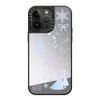CASETiFY Mirror iPhone 14 Pro Max Case - Arendelle Love Case - Silver on Black