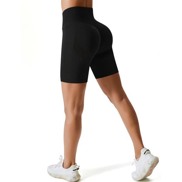 Kiiwah Scrunch Butt Sportshorts Damen Push Up High Waist Booty Shorts Biker Yoga Fitness Gym Shorts Geraffte Sporthose Kurz Für Damen Frauen Radfahren Workout