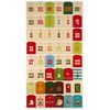 DCWV Christmas Advent Calendar Self-Adhesive Wall Decor