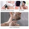 MAX-T Men's Electric Shaver - Corded and Cordless Rechargeable 3D Rotary Shaver Razor for Men with Pop-up Sideburn Trimmer Wet and Dry Painless 100-240V Black