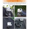 Generic Magnetic Quick-Release Adapter Mount Compatible with Insta360 GO3, 1/4" Screw Port & 2-Prong Interface, Camera Mount Adapter