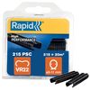 Rapid 40108804 Hog Rings, Black, 215 pièces, noir