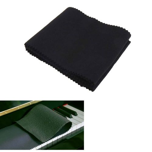 Piano Keyboard Dust Cover Piano Keyboard Cleaning Cloth Piano Cover Piano Keyboard Piano Keyboard Dust Cover Piano Keyboard Cover 125x15cm Black